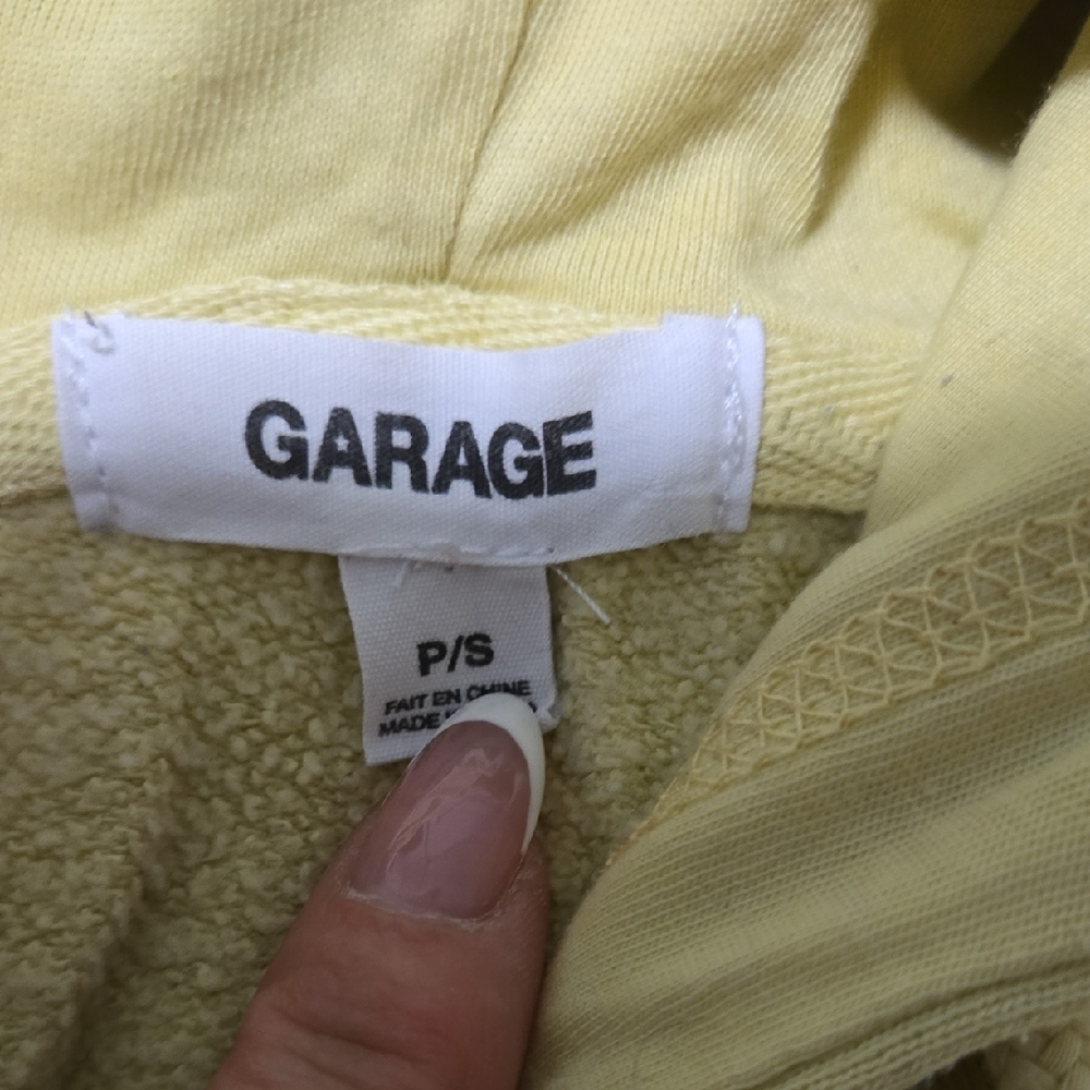 Garage Yellow Cropped Zippie and Sweatpants Set - Picture 2 of 7
